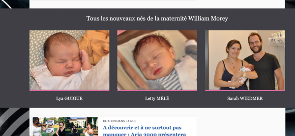 Des bébés en pagaille sur info-chalon.com 