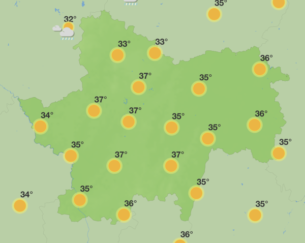C'est reparti pour des températures caniculaires en Saône et Loire 