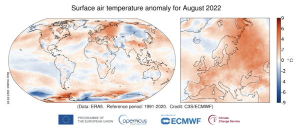 L’été 2022 a été le plus chaud jamais enregistré en Europe