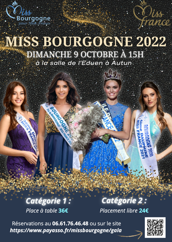 MISS BOURGOGNE - Il est encore temps de réserver vos places pour assister à l'élection 