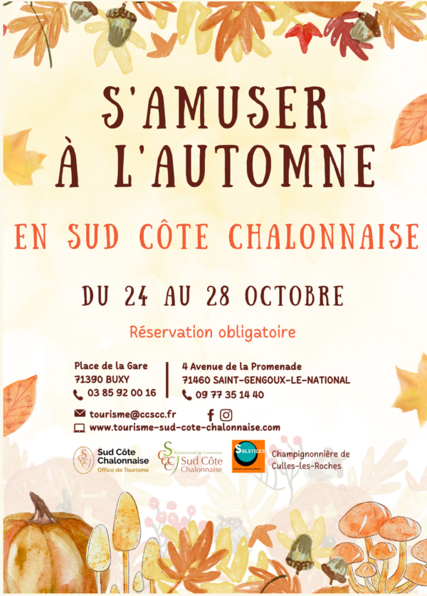 S'amuser à l'Automne en Sud Côte Chalonnaise !