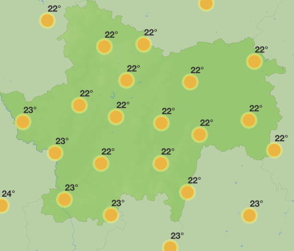 Une semaine très ensoleillée et particulièrement douce pour la saison en Saône et Loire 