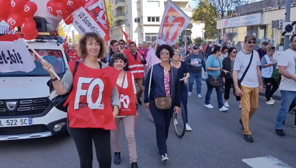 Grève du 18 octobre - Un succès à Chalon avec plus de 800 participants 