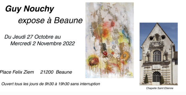 L'artiste Guy Nouchy expose à Beaune