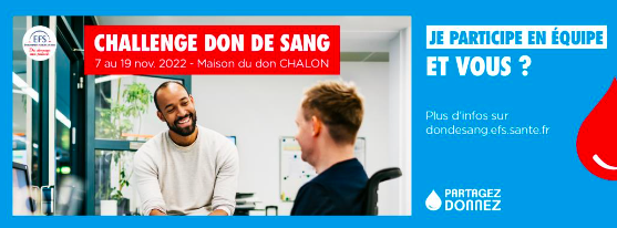 Challenge don de sang Chalon : les inscriptions sont ouvertes !