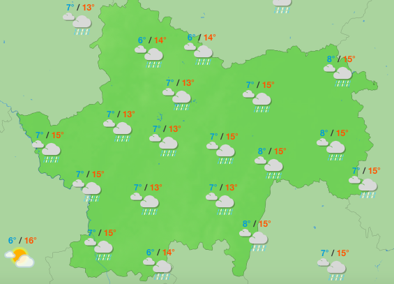 Après un été indien, la météo va reprendre des couleurs automnales en Saône et Loire 