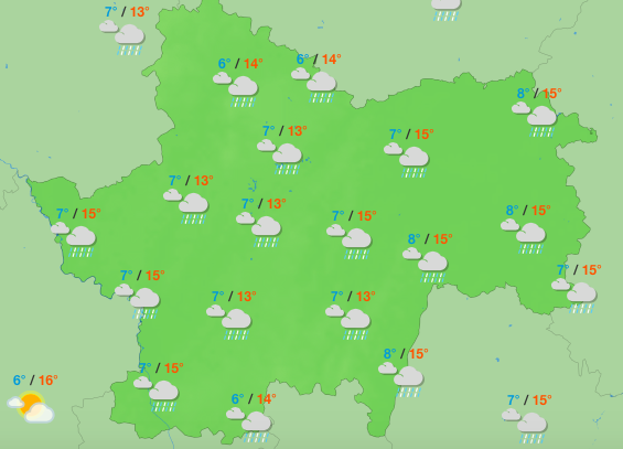 Après un été indien, la météo va reprendre des couleurs automnales en Saône et Loire