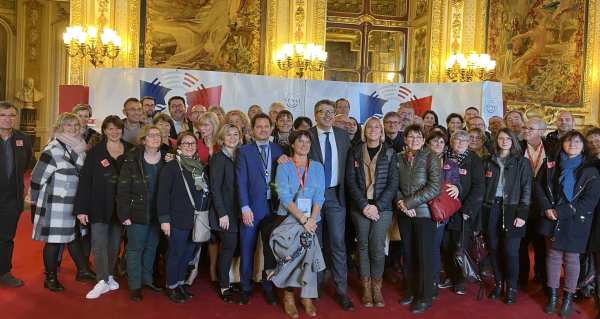CONGRES DES MAIRES - Les sénateurs de Saône et Loire ont reçu une délégation de maires du département 