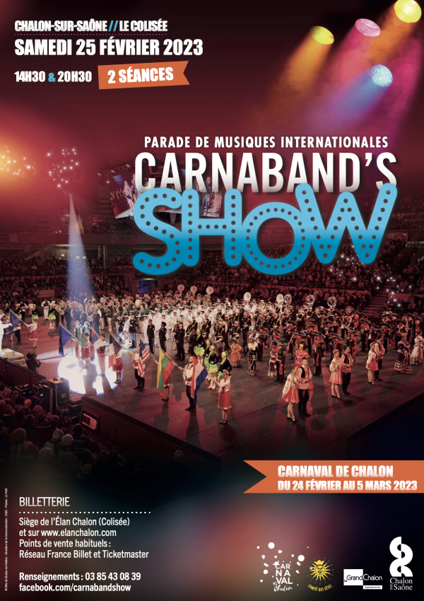 Idée cadeau ! La billetterie pour le Carnaband's Show 2023  est ouverte