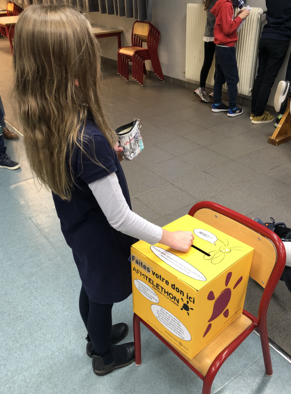 A Mercurey, l'école communale s'est mobilisée pour le Téléthon 