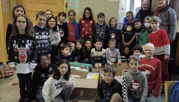 L'école Notre Dame de Varanges s'est mobilisée en faveur des Restos du Coeur 