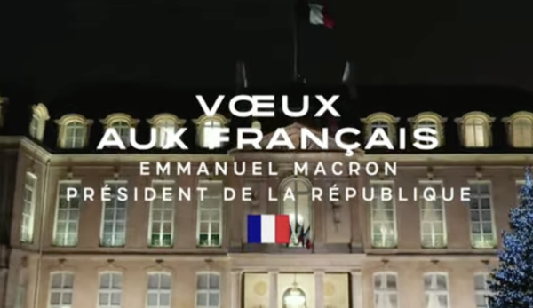 Les voeux du Président de la République, Emmanuel Macron, aux Françaises et aux Français