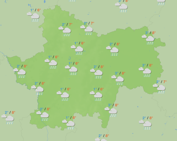 C'est parti pour au moins une quinzaine de jours d'averses en Saône et Loire 