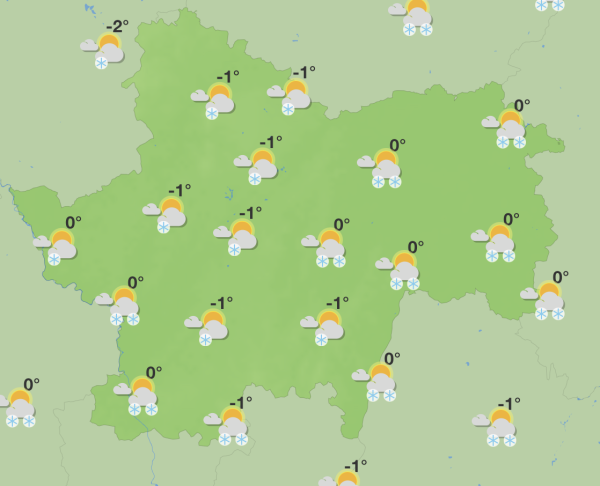 La neige pourrait faire une percée en Saône et Loire un peu plus tôt cette semaine 