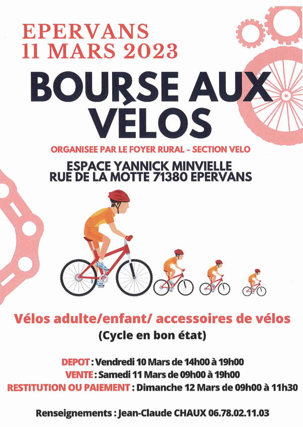 Bourse aux vélos d'Epervans 