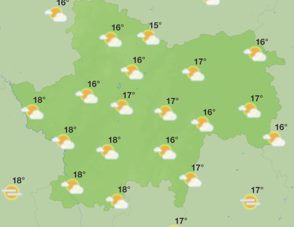 De belles éclaircies cette semaine en Saône et Loire parsemées d'averses 