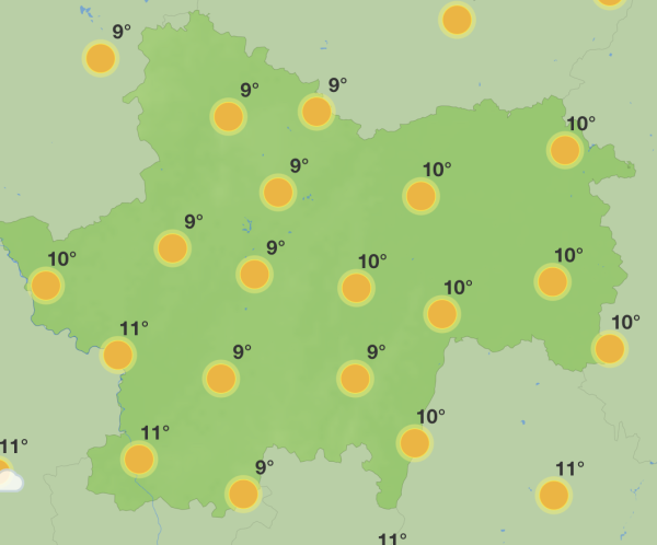 Soleil et fraîcheur printanière au rendez-vous cette semaine en Saône et Loire 