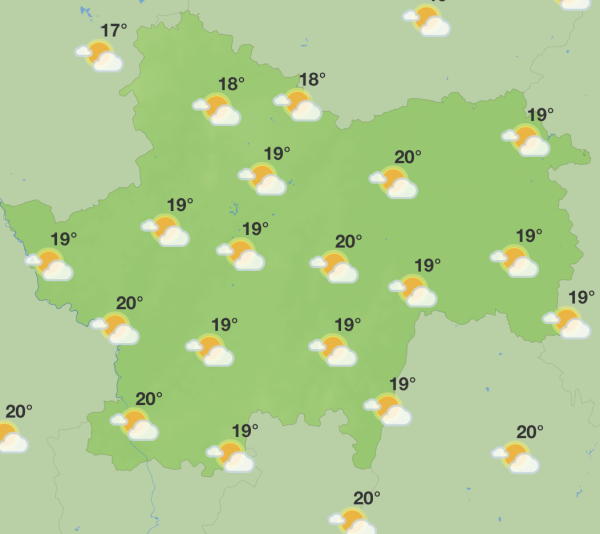 Quelques averses en Saône et Loire avant le retour du soleil et des températures 