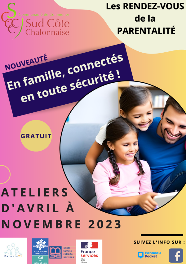 La Communauté de Communes Sud Côte Chalonnaise  lance : « LES RENDEZ-VOUS DE LA PARENTALITE »  