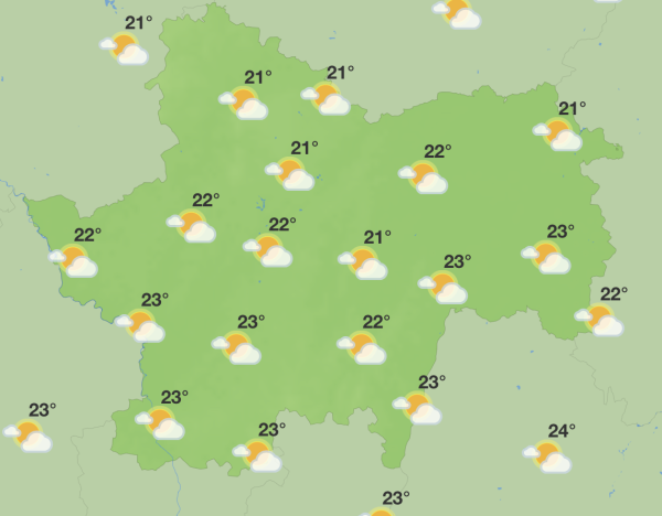 Un samedi plutôt ensoleillé sur la Saône et Loire mais attention aux orages dimanche 