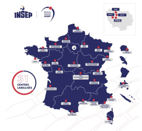 Le CREPS Bourgogne-Franche-Comté obtient  la labellisation grand INSEP 2021-2024