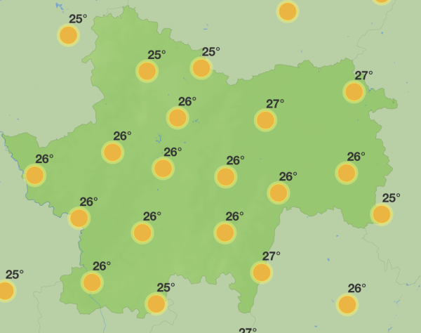 Une semaine très estivale sur la Saône et Loire