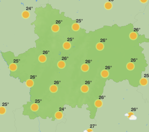 Le thermomètre va grimper aujourd'hui en Saône et Loire 