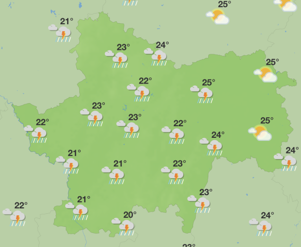 L'épisode orageux se confirme pour ce week-end en Saône et Loire 