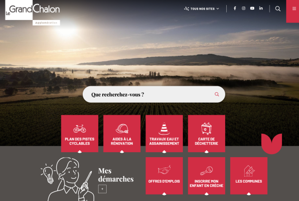 Le Grand Chalon met en ligne son nouveau site internet