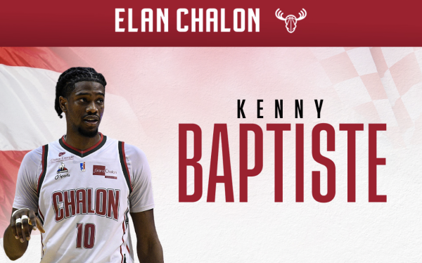 ELAN CHALON - Kenny Baptiste reste Rouge et Blanc la saison prochaine ! 