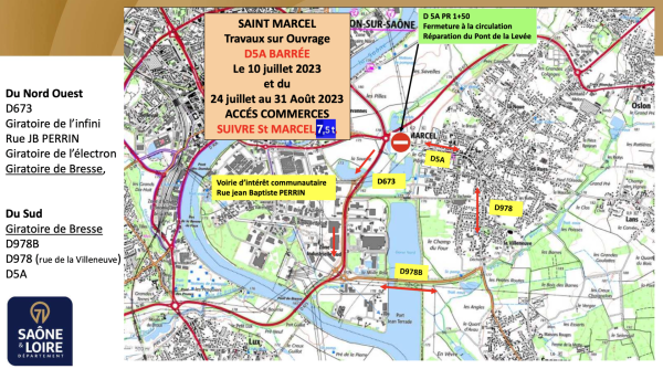 TRAVAUX - Des perturbations à venir sur Saint-Marcel 