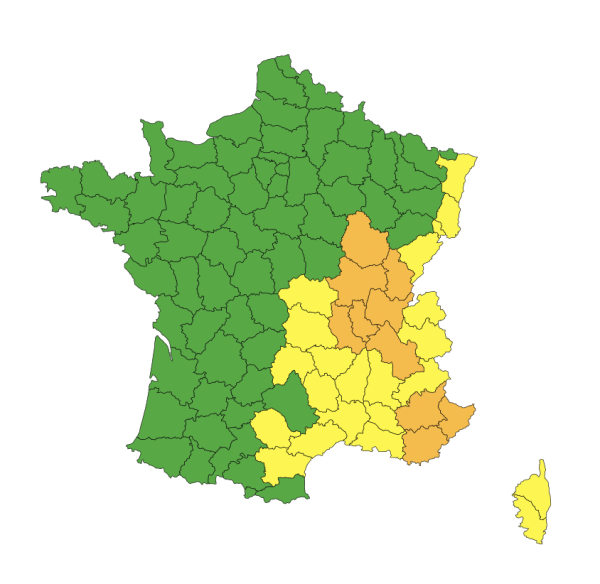 CANICULE - La Saône et Loire bascule en vigilance orange 