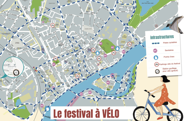 CHALON DANS LA RUE 2023 - Si vous avez prévu d'y aller en vélo 