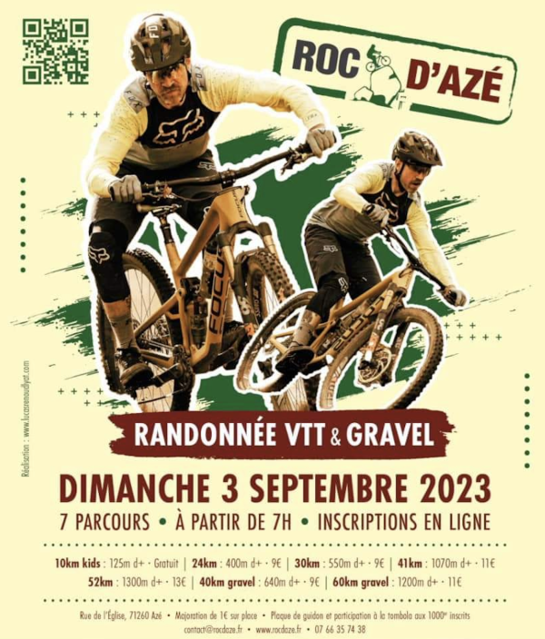 La 11ème édition du Roc d’Azé fixée au dimanche 3 septembre 