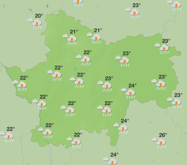 CANICULE - Le rafraichissement attendu pour jeudi ... finalement plutôt samedi 