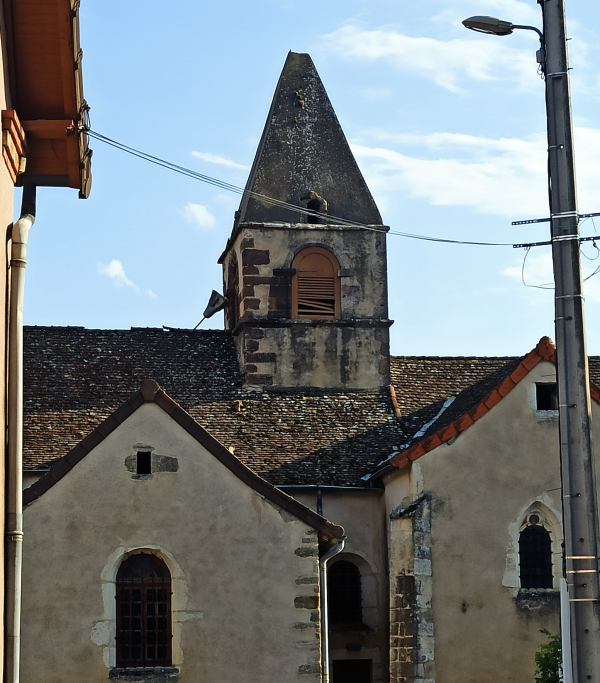 L'église de Saint Jean de Vaux a aussi pris la foudre 