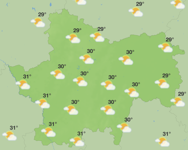 Les températures repartent à la hausse en Saône et Loire 