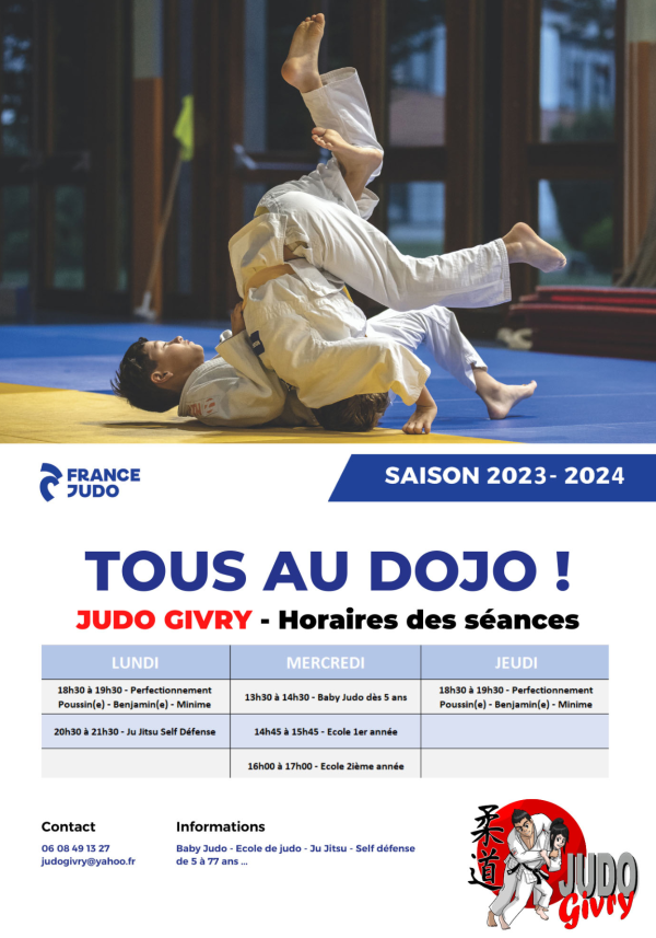 JUDO CLUB GIVRY - Nouvelle saison sportive ... 