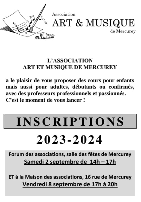 Art et musique de Mercurey présente son programme de rentrée 