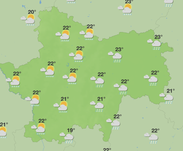 Température encore caniculaire ce lundi en Saône et Loire.. mais ça va s'arranger 