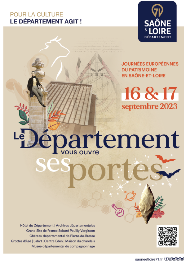 JOURNEES DU PATRIMOINE - Le Conseil départemental de Saône et Loire ouvre ses portes les 16 et 17 septembre 