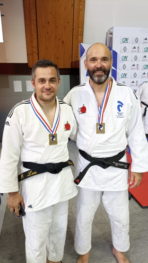 Christophe CHARDIN et Jérôme RION en Bronze  au championnat de France Vétérans
