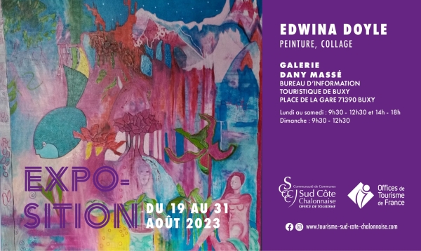 L’artiste Edwina Doyle expose jusqu'au 31 août à Buxy 
