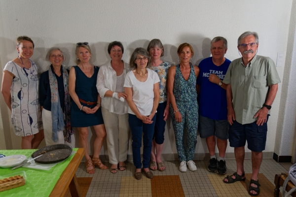 Moment convivial pour les adhérents Hatha Yoga de Chalon 