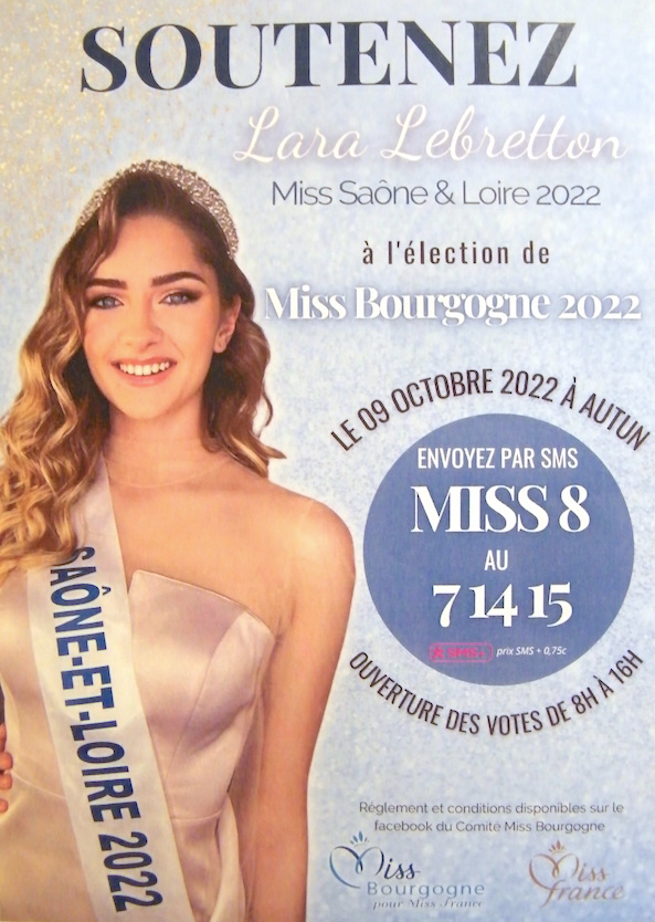 La Givrotine Lara Lebretton candidate à Miss Bourgogne