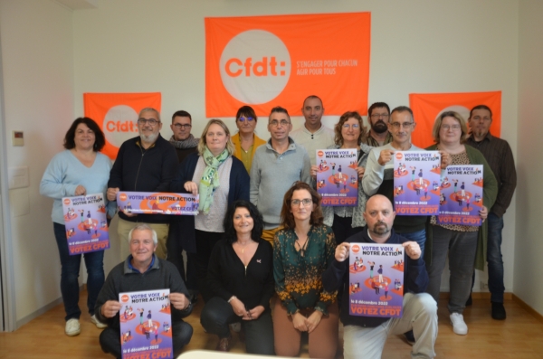 La CFDT prépare les élections professionnelles du secteur public.