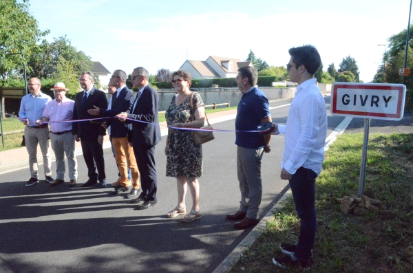 La rue de Dracy officiellement inaugurée 