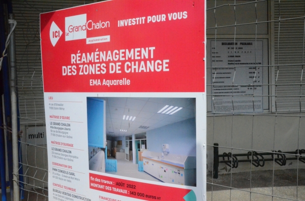 Grosse opération de rénovation de l'EMA Aquarelle à Saint-Rémy 
