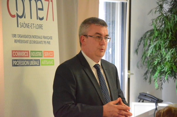 Christophe Maurel, nouveau patron de la Banque de France en Saône et Loire, invité par la CPME Saône et Loire 