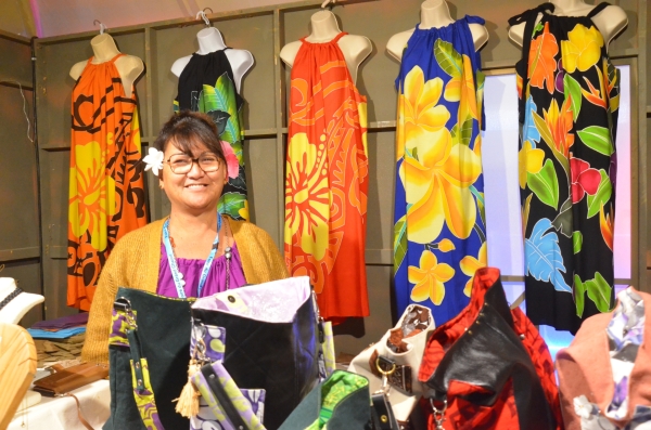 FOIRE DE CHALON - Des couleurs polynésiennes proposées par Sophie 